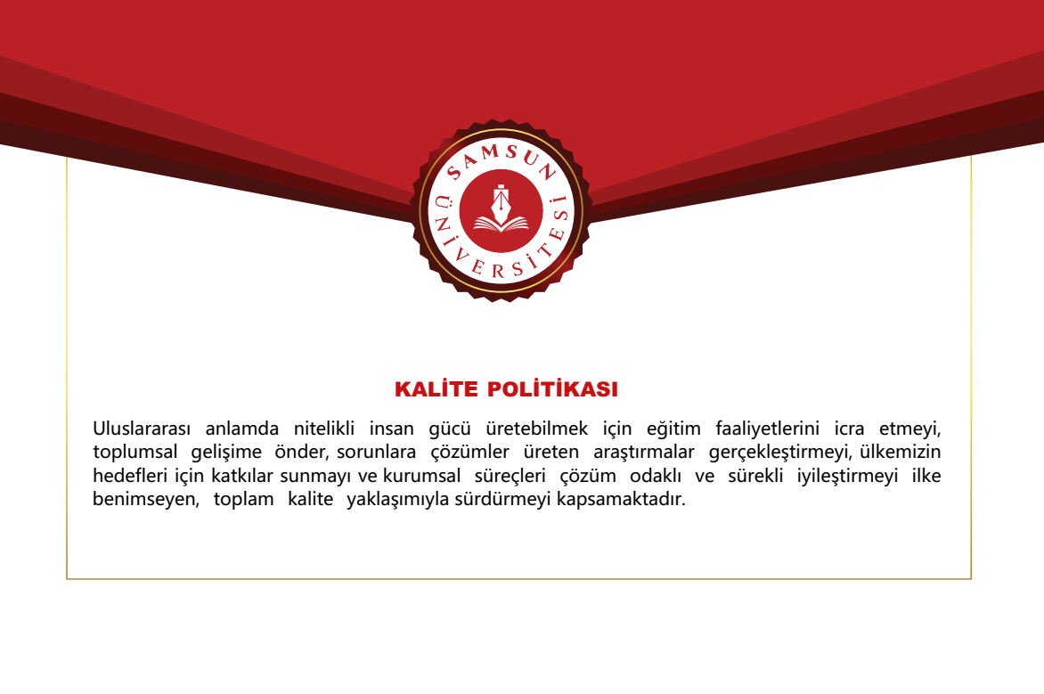 KALITE POLITIKASI